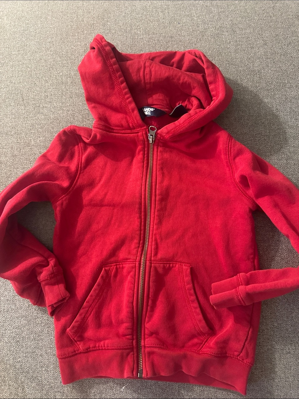 5/$15- Zip up hoodie size XS